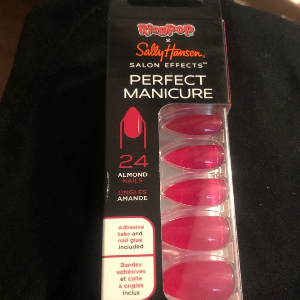 Sally Hansen Salon Effects Perfect Manicure Almond Press-On Nails - Straw-Jelly